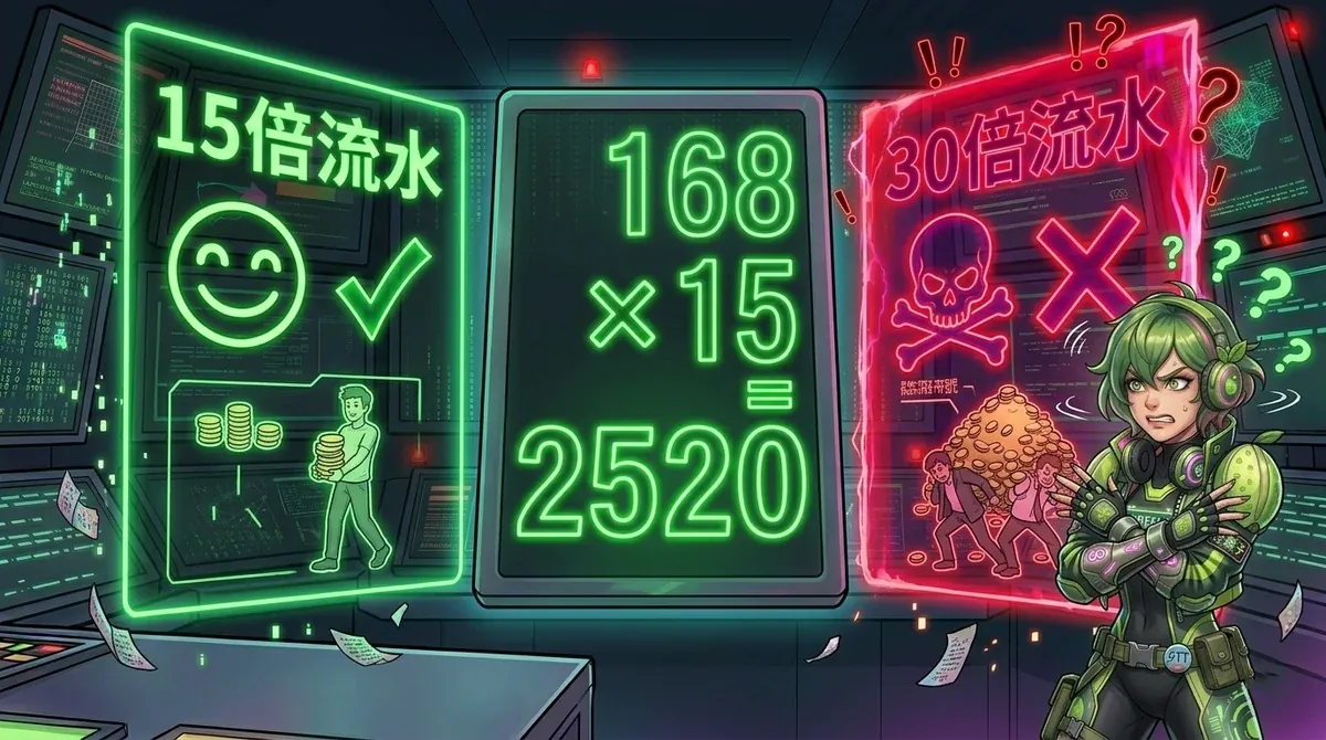 流水倍數計算示意圖